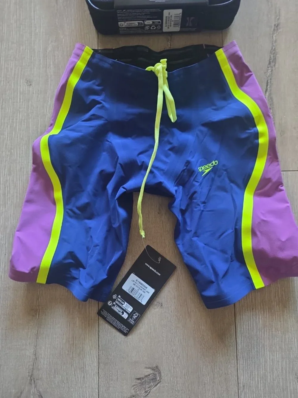 Speedo Men's Fastskin LZR Pure Intent 2.0 Jammer Navy/Purple Brand new  Size 20